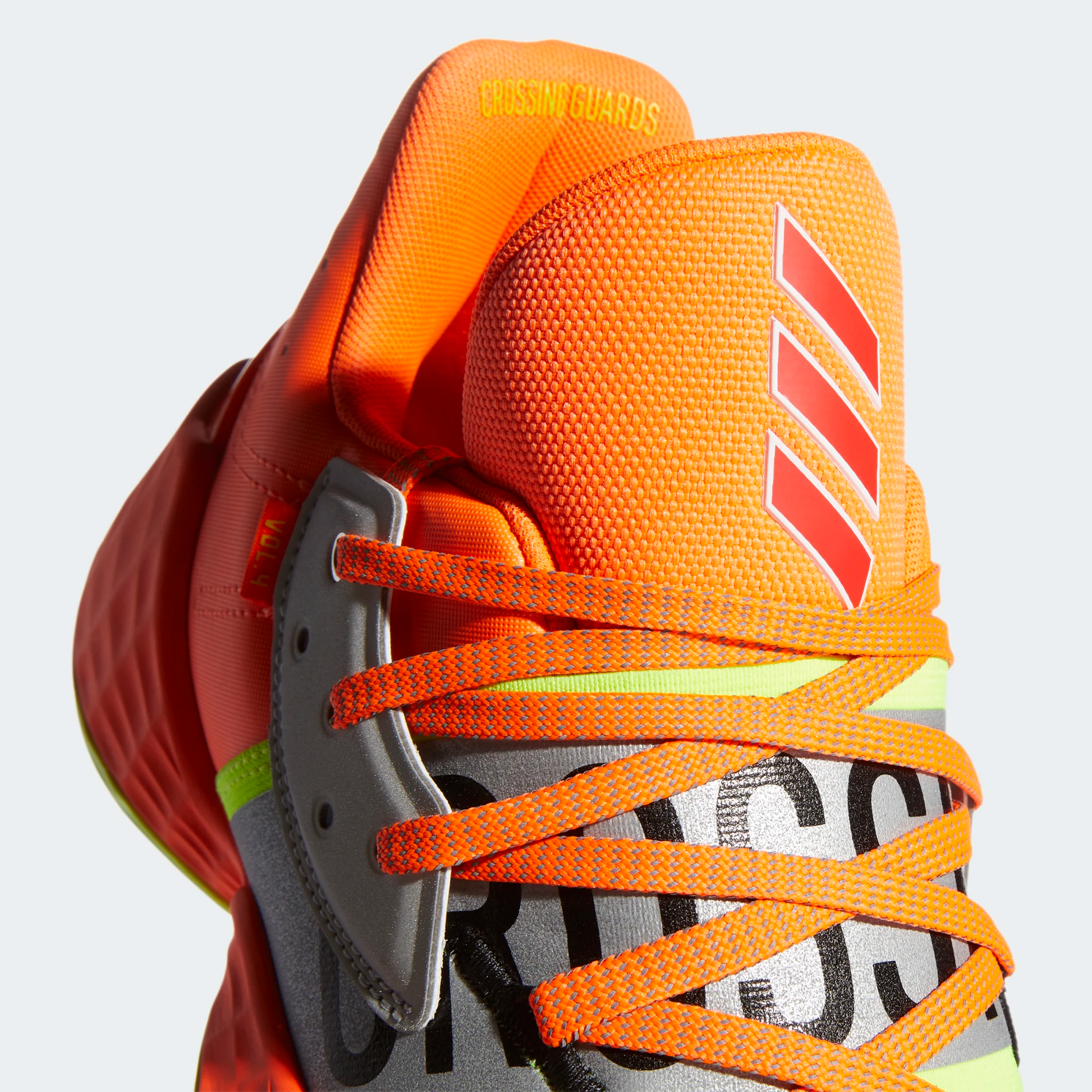 Adidas Men's Harden Vol. 4 Playoffs Shoes - Solar Orange / Silver Meta