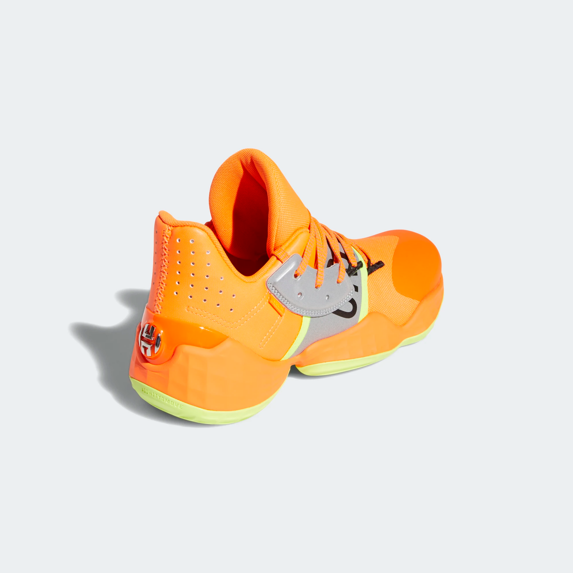 Adidas Men s Harden Vol. 4 Playoffs Shoes Solar Orange Silver Meta Sportive