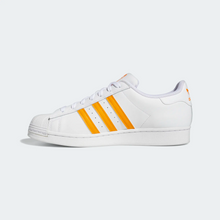 Load image into Gallery viewer, Adidas Men&#39;s Superstar Shoes - Cloud White / Ecru Tint / Orange Rush Sportive
