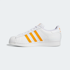 Adidas Men's Superstar Shoes - Cloud White / Ecru Tint / Orange Rush Sportive