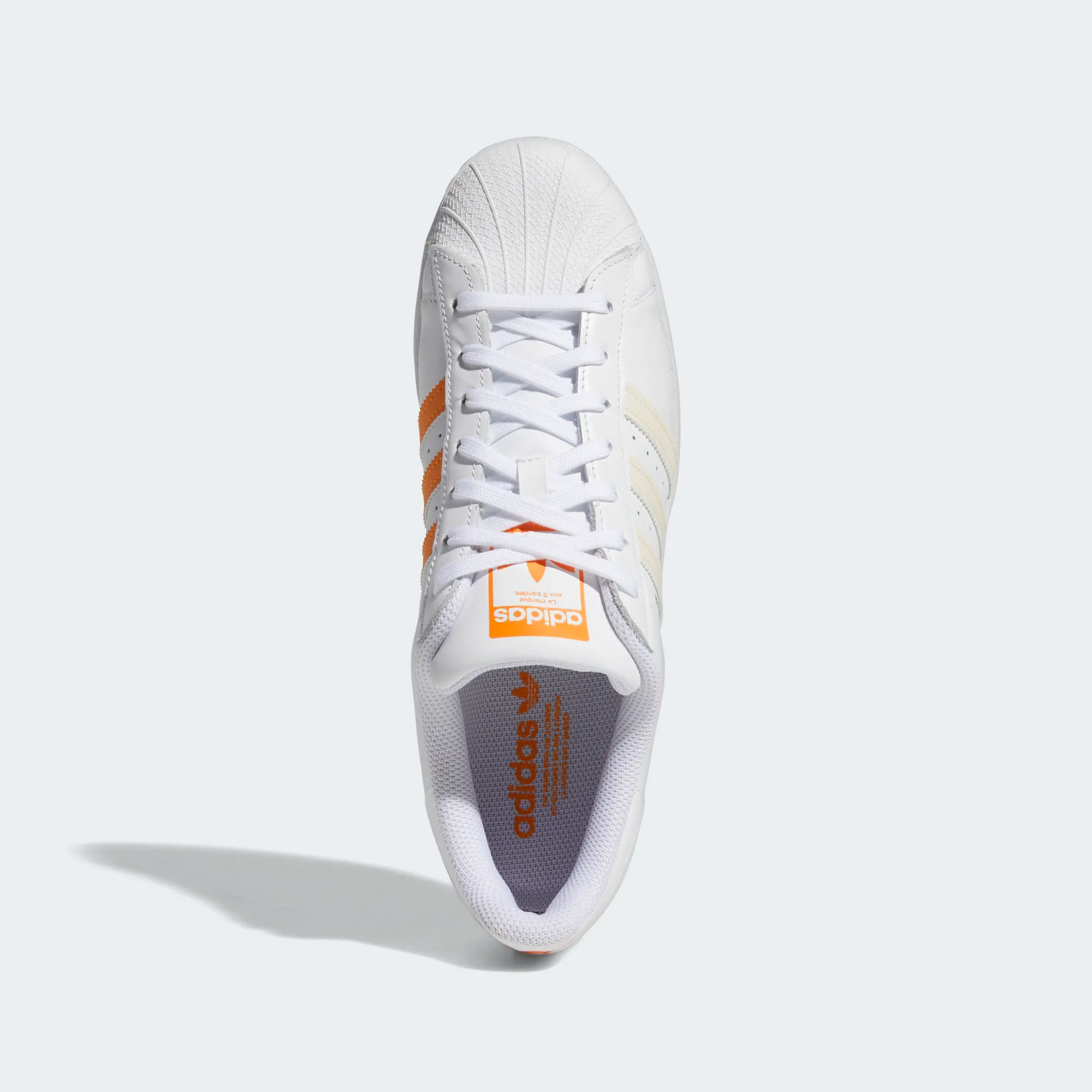 Adidas Originals Superstar Mens Shoes Size 11 Color White Orange