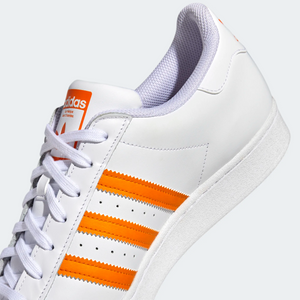 Adidas Men's Superstar Shoes - Cloud White / Ecru Tint / Orange Rush Sportive