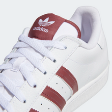 Load image into Gallery viewer, Adidas Men&#39;s Superstar Shoes - Cloud White / Quiet Crimson / Gold Foil Sportive

