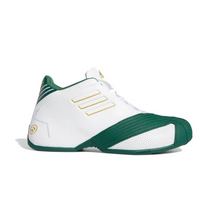 Load image into Gallery viewer, Adidas Men&#39;s T-Mac 1 Shoes - Cloud White / Gold Metallic / Team Dark Green Sportive
