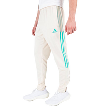 Load image into Gallery viewer, Adidas Men&#39;s Tiro Reflective Track Pants - Beige / Cyan Sportive
