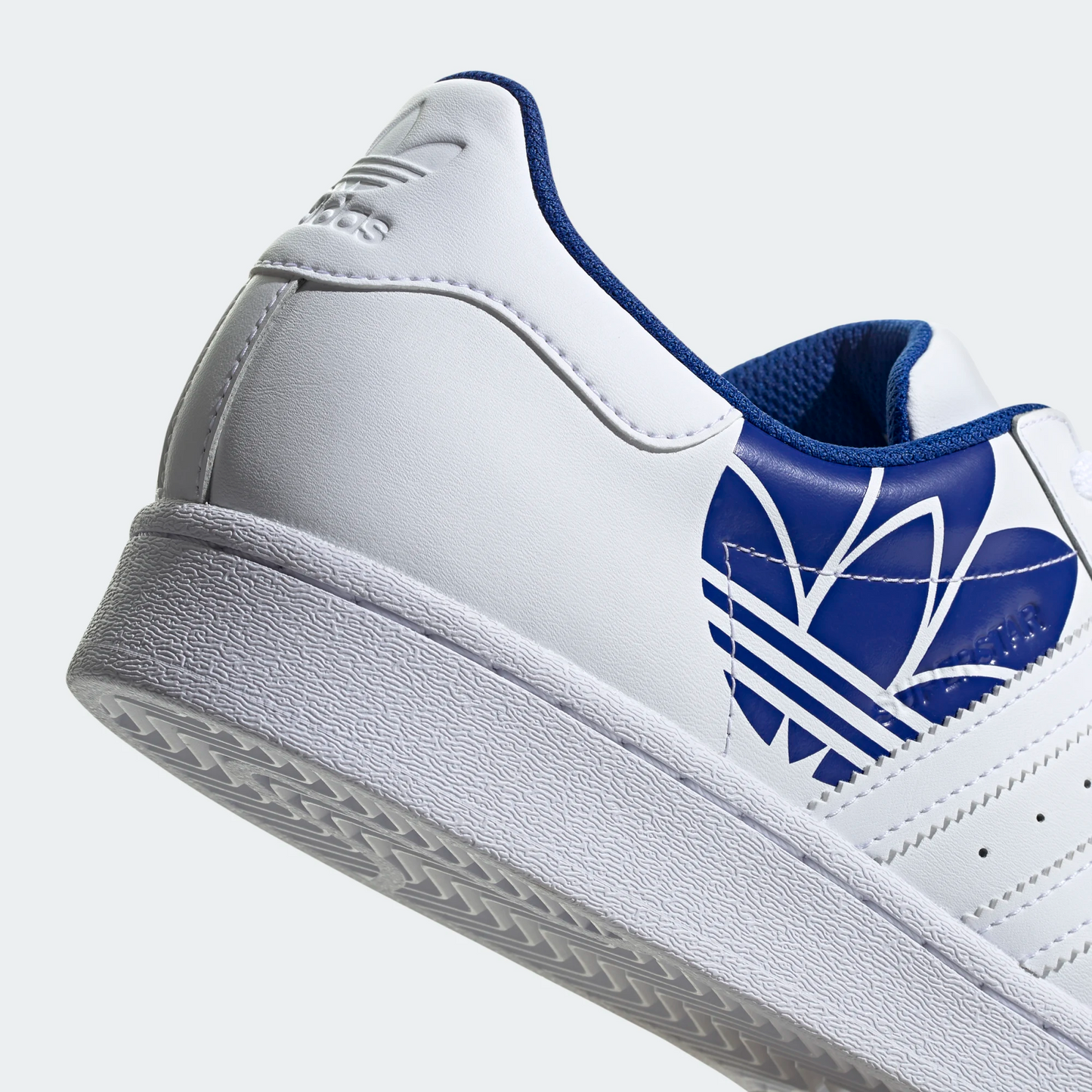 Adidas Superstar Shoes - Cloud White / Royal Blue Sportive