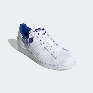 Adidas Superstar Shoes - Cloud White / Royal Blue Sportive