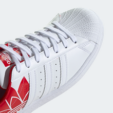 Load image into Gallery viewer, Adidas Superstar Shoes - Cloud White / Scarlet red Sportive
