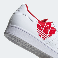 Load image into Gallery viewer, Adidas Superstar Shoes - Cloud White / Scarlet red Sportive
