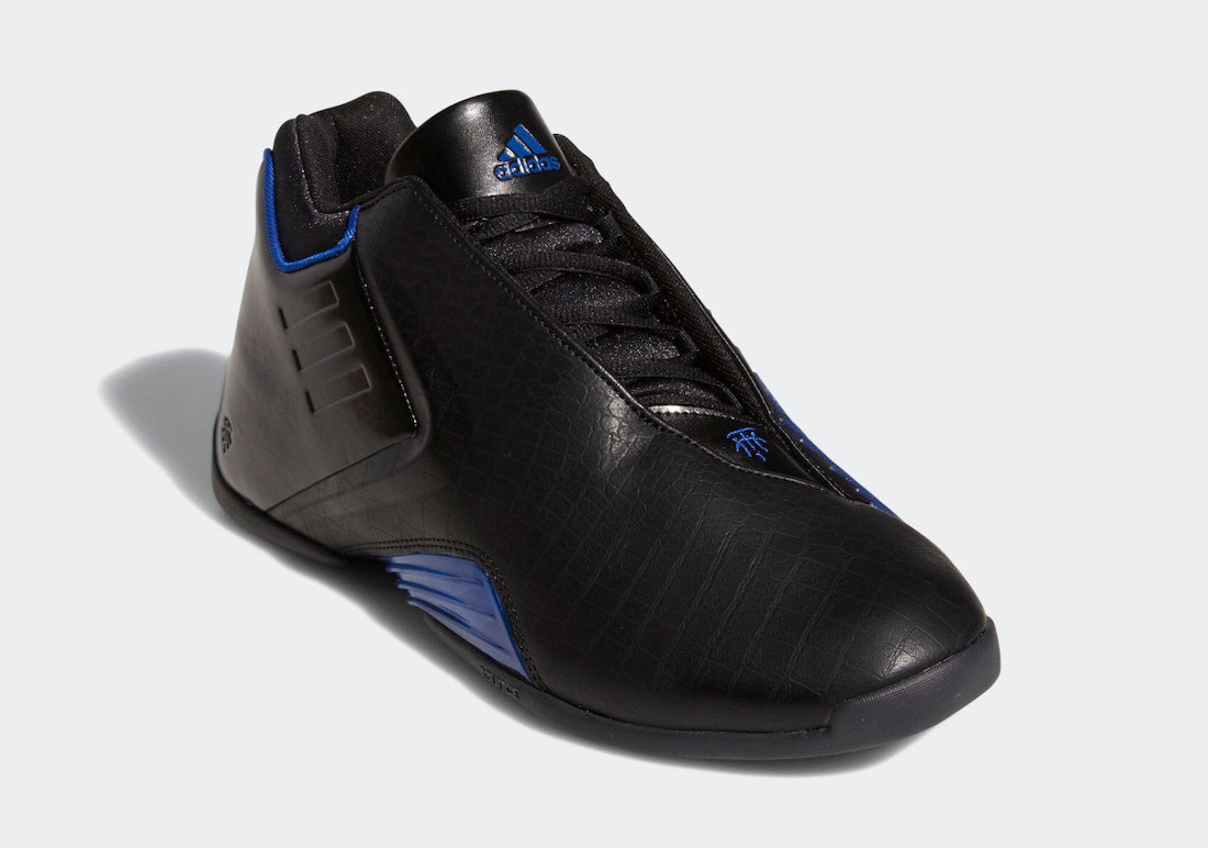 Adidas T-Mac 3 Restomod Basketball Shoes - Black / Royal Blue Sportive