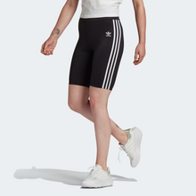 Load image into Gallery viewer, Adidas Women&#39;s Adicolor Classics Primeblue High Waisted Tights Shorts - Black Sportive
