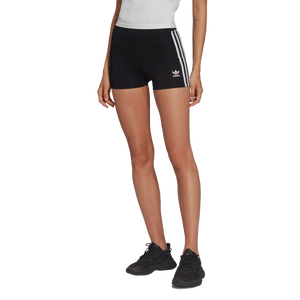 Adidas Women's Adicolor Classics Traceable Booty Shorts - Black Sportive