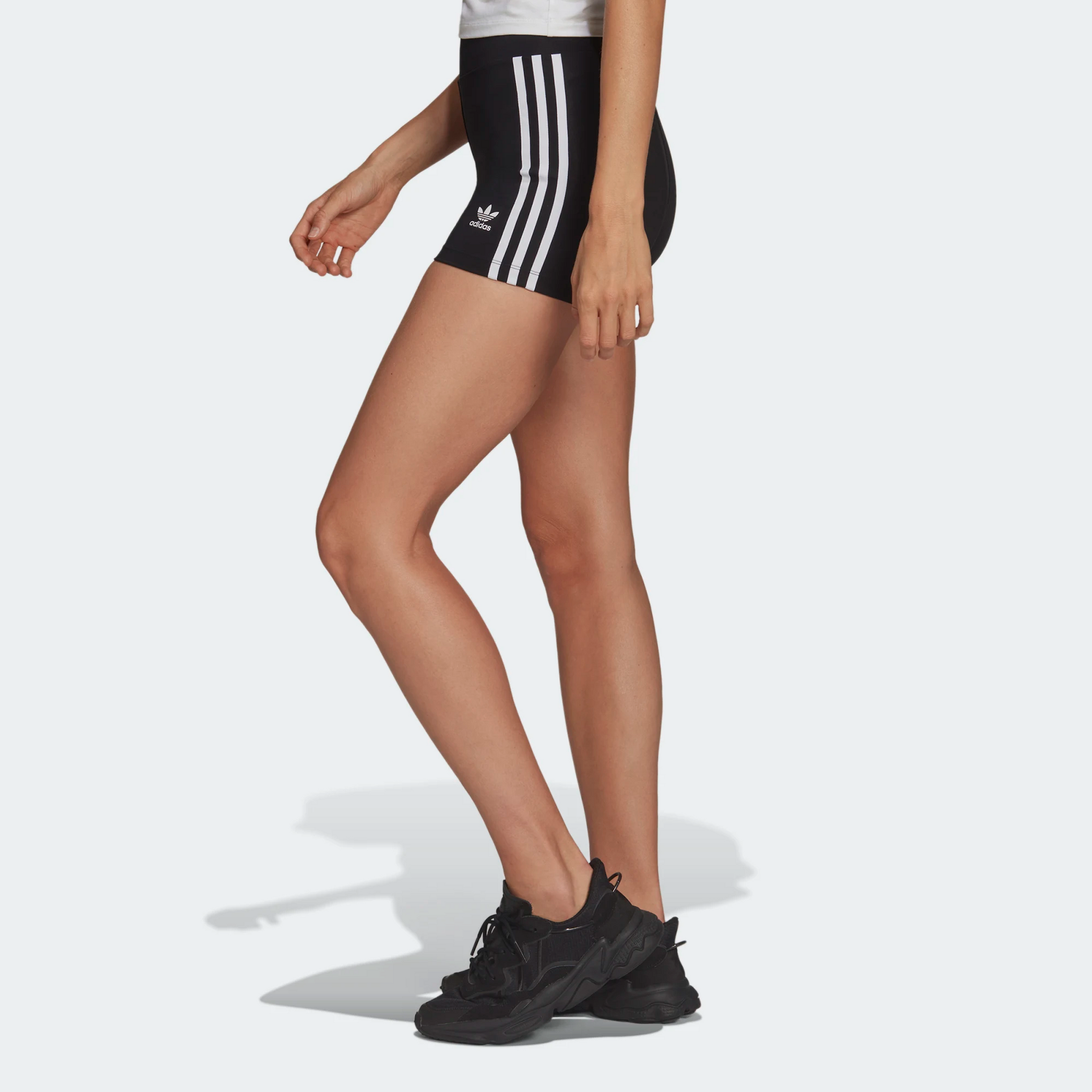 Adidas Women s Adicolor Classics Traceable Booty Shorts Black