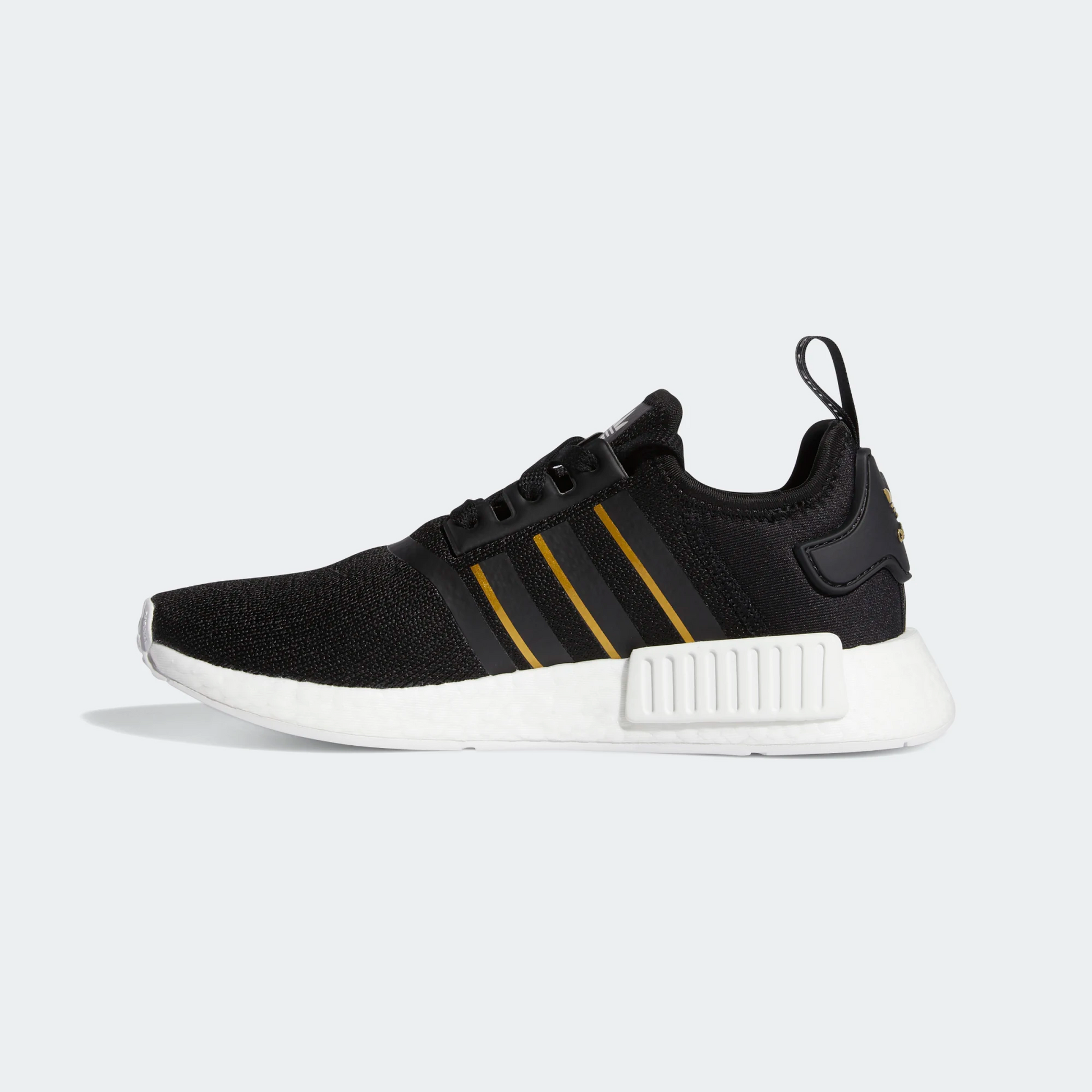 Womens adidas nmd r1 black and gold shop