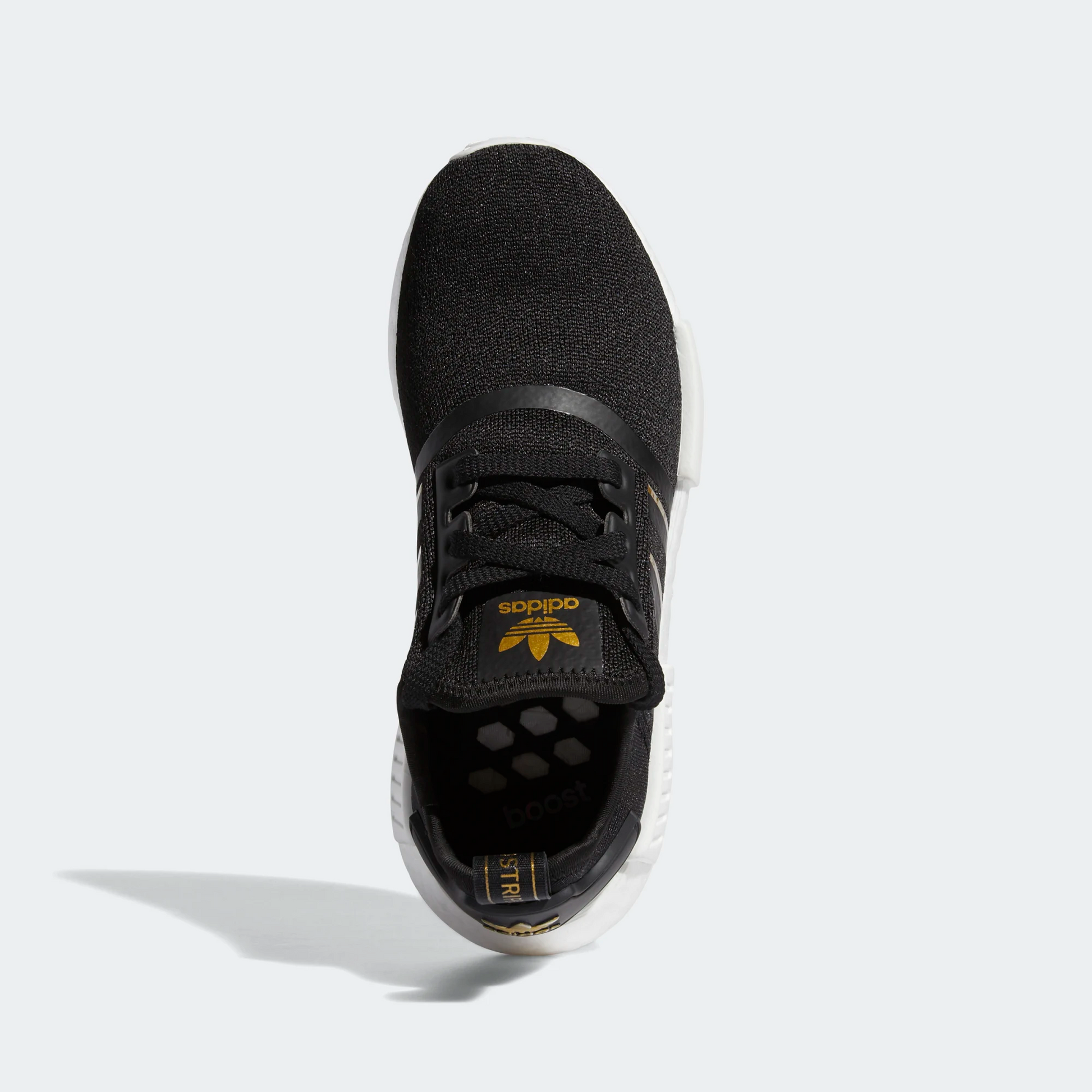 Adidas Women s NMD R1 Shoes Core Back Gold Metallic Crystal Whit Sportive