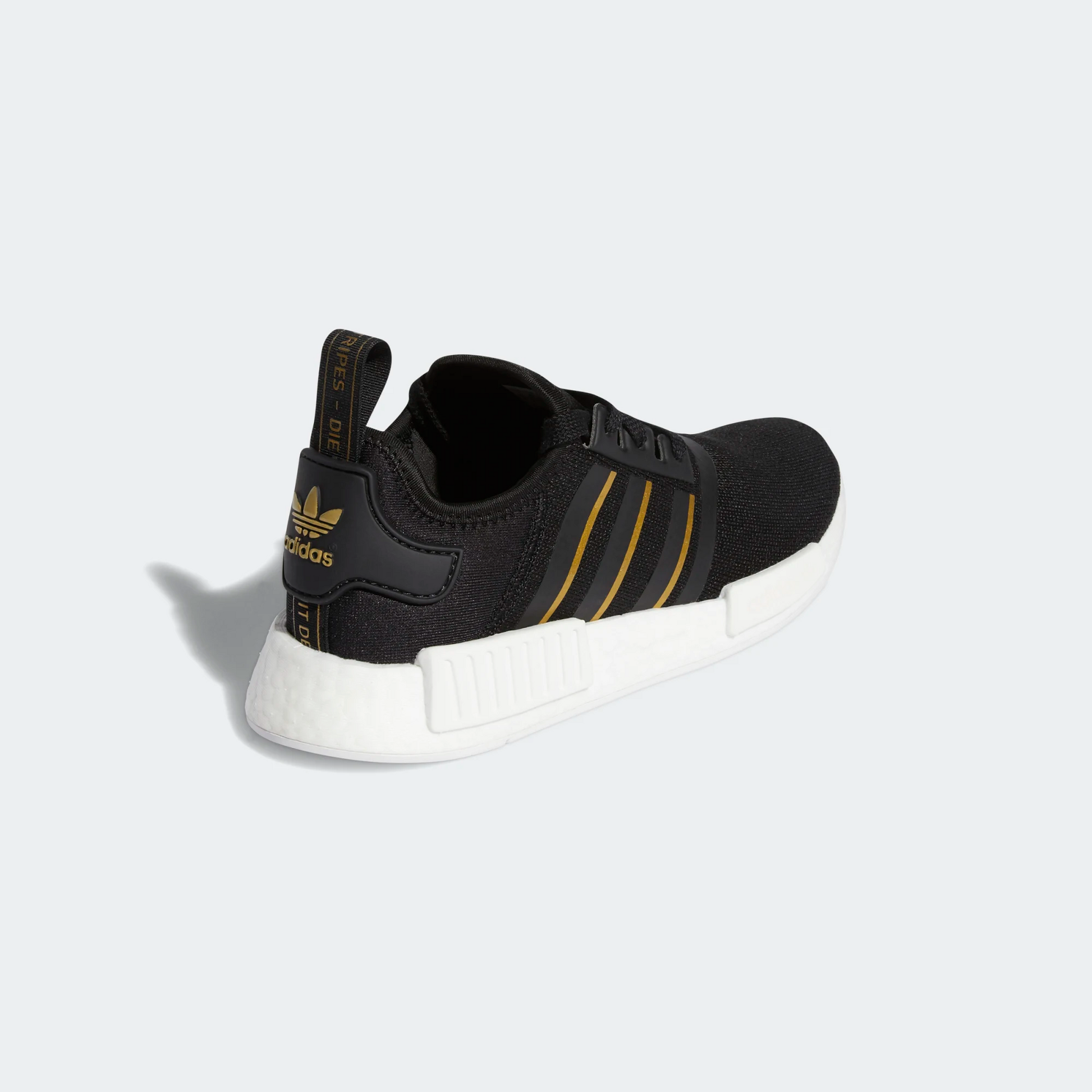 Womens nmd r1 black and gold on sale