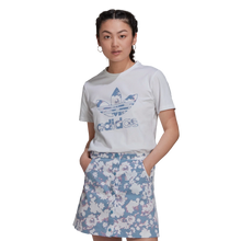 Load image into Gallery viewer, Adidas Women&#39;s Tee - White / Ambient Sky Sportive
