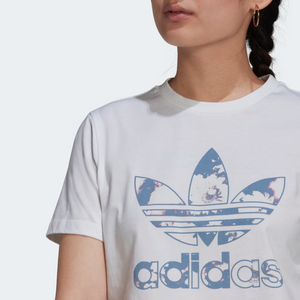 Adidas Women's Tee - White / Ambient Sky Sportive