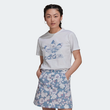Load image into Gallery viewer, Adidas Women&#39;s Tee - White / Ambient Sky Sportive
