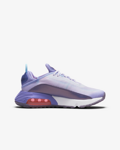 Nike Kid's Air Max 2090 SE Shoes - White / Dark Purple Dust / Light Thistle / Bright Mango Sportive