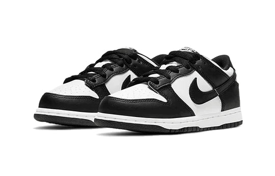 Nike Kid's Dunk Low Retro Shoes - White / Black Sportive