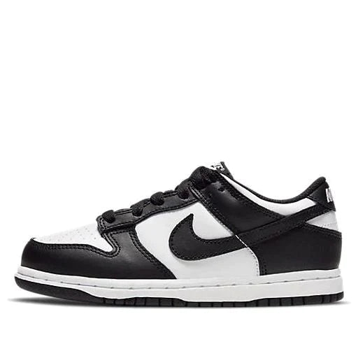 Nike Kid's Dunk Low Retro Shoes - White / Black Sportive