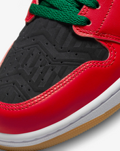 Load image into Gallery viewer, Nike Men&#39;s Air Jordan 1 Mid SE Shoes - Black / White / Malachite / Fire Red Sportive
