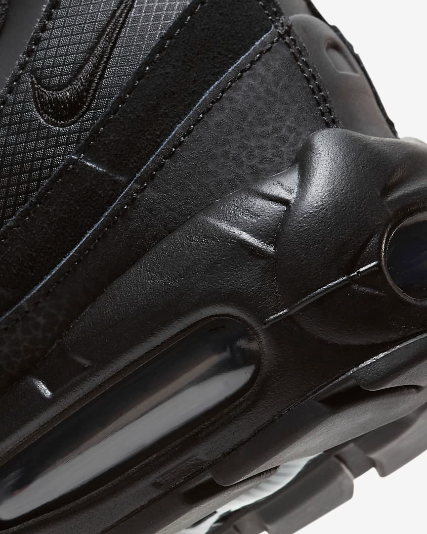 Nike Men's Air Max 95 Essential Shoes - Black / Dark Grey Sportive