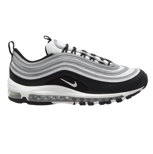 Nike Men's Air Max 97 Shoes - Black / Reflect Silver / Metallic Silver / White Sportive