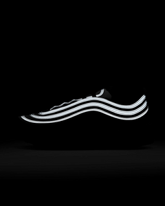 Nike Men's Air Max 97 Shoes - Black / Reflect Silver / Metallic Silver / White Sportive