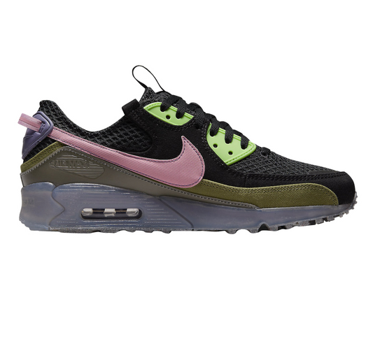 Nike Men's Air Max Terrascape 90 Shoes - Black / Key Lime / Pilgrim / Elemental Pink Sportive