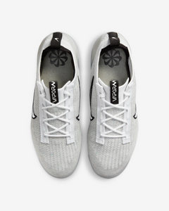 Nike Men's Air VaporMax 2021 FK Shoes - White / Black / Metallic Silver Sportive