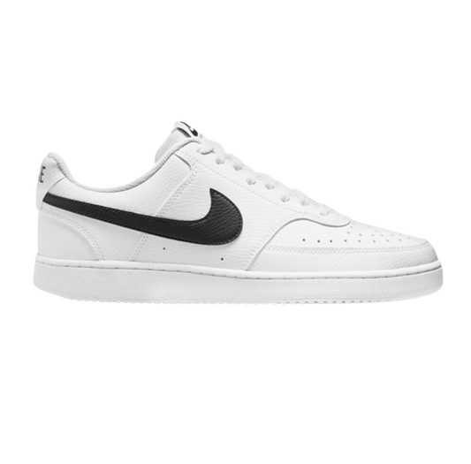 Nike Men's Court Vision Low Next Nature Shoes - White / Black Sportive