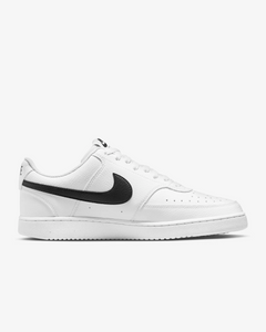 Nike Men's Court Vision Low Next Nature Shoes - White / Black Sportive