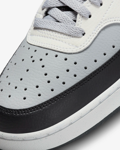 Nike Men's Court Vision Mid Next Nature Shoes - Light Smoke Grey / Sail / Black - Shopsportive