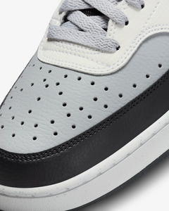 Nike Men's Court Vision Mid Next Nature Shoes - Light Smoke Grey / Sail / Black Sportive