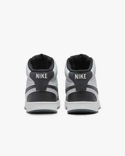 Nike Men's Court Vision Mid Next Nature Shoes - Light Smoke Grey / Sail / Black - Shopsportive