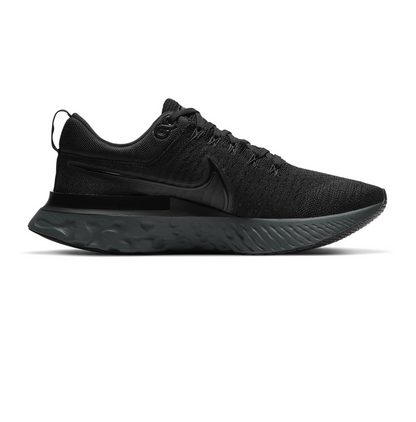 Nike Men's React Infinity Run Flyknit 2 Shoes - Black / Iron Grey - Shopsportive