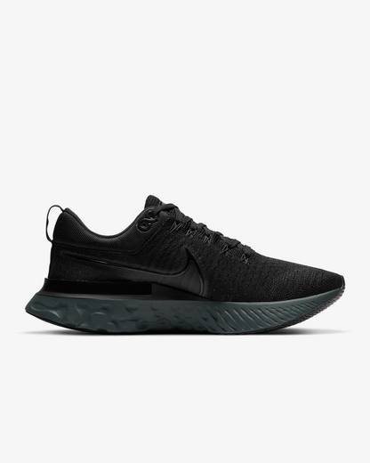 Nike Men's React Infinity Run Flyknit 2 Shoes - Black / Iron Grey - Shopsportive