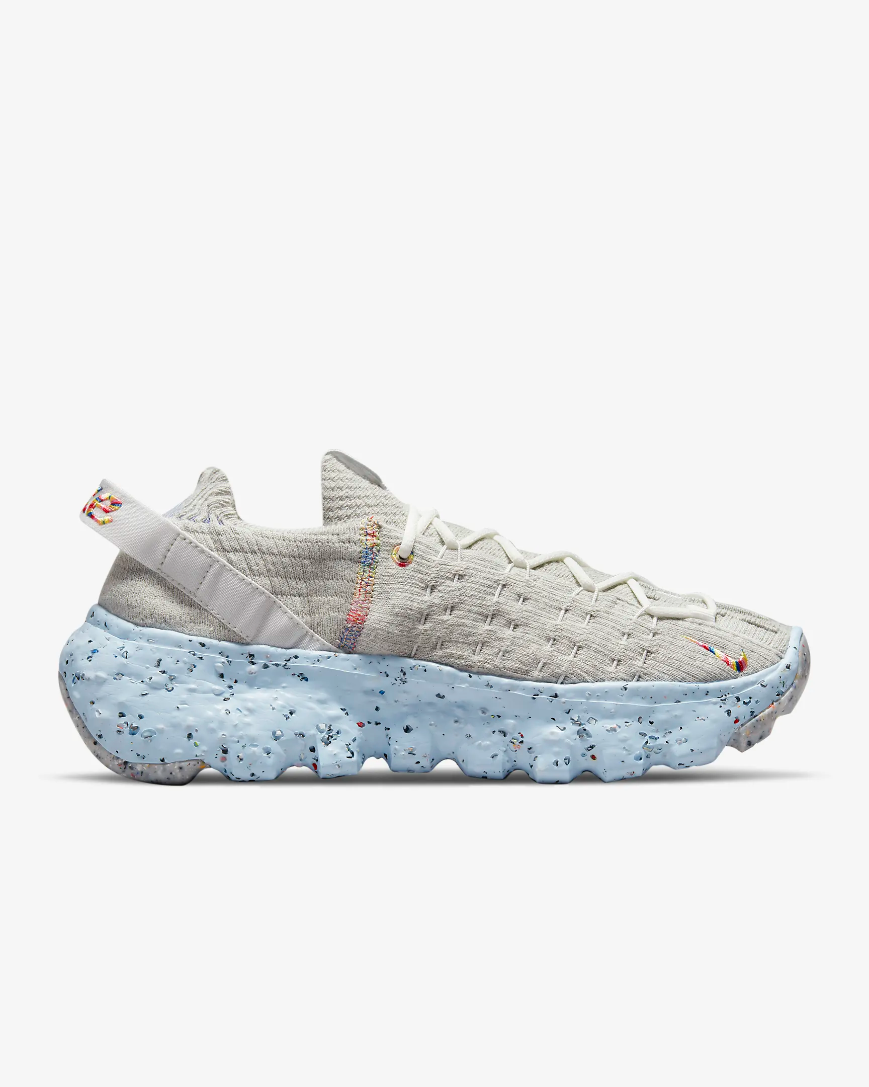 Nike Men's Space Hippie 04 Shoes - Summit White / Photon Dust / Concord / Multi-Color Sportive