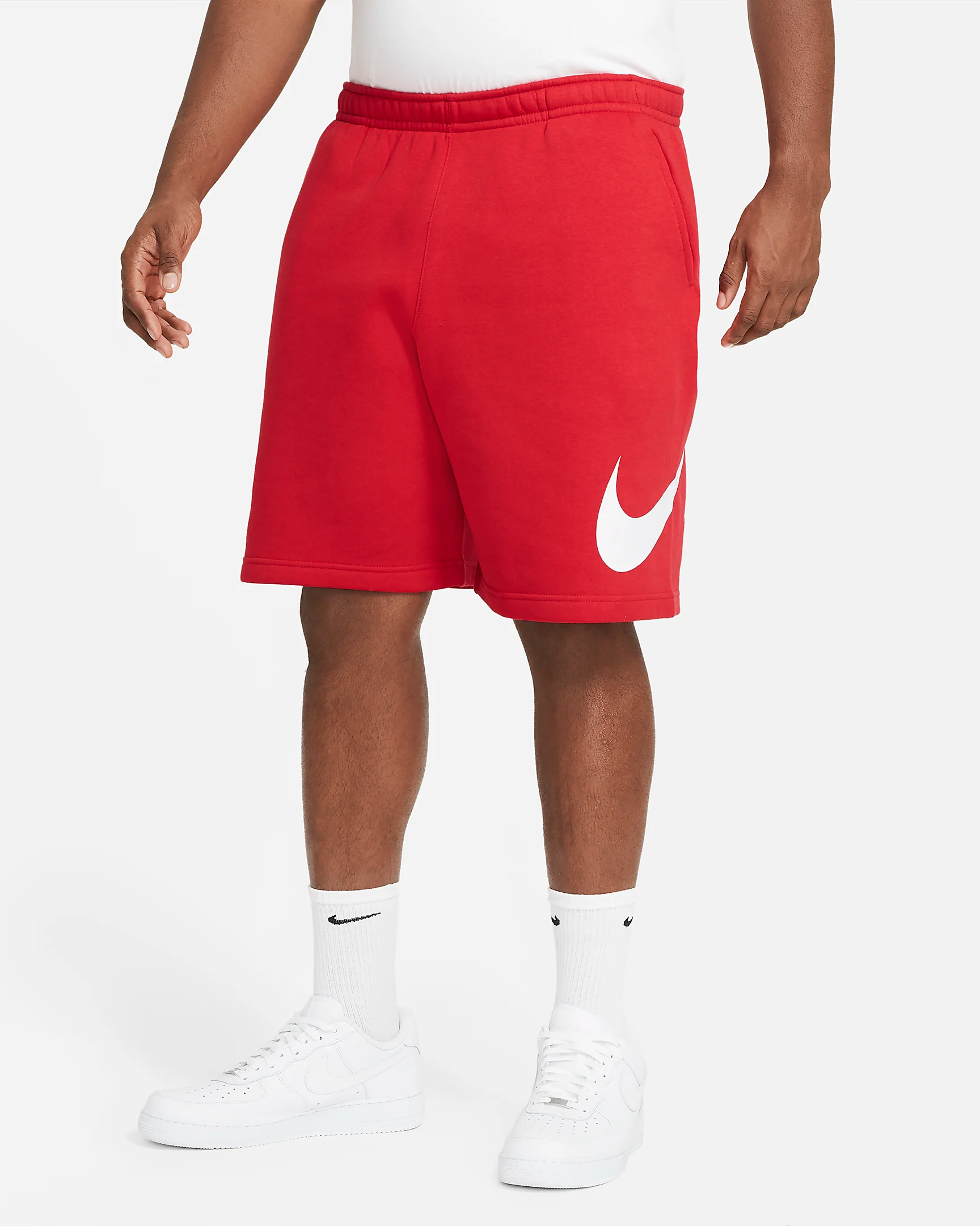 Nike Men's Sportswear Club Shorts - University Red / White Sportive