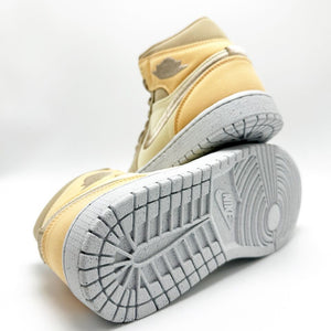 Nike Women's Air Jordan 1 Mid SE Shoes - Brown / Sail / Desert Sportive