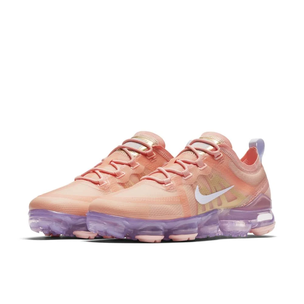 Nike Women s Air Vapor Max 2019 Shoes Bleached Coral Metallic Gold Sportive