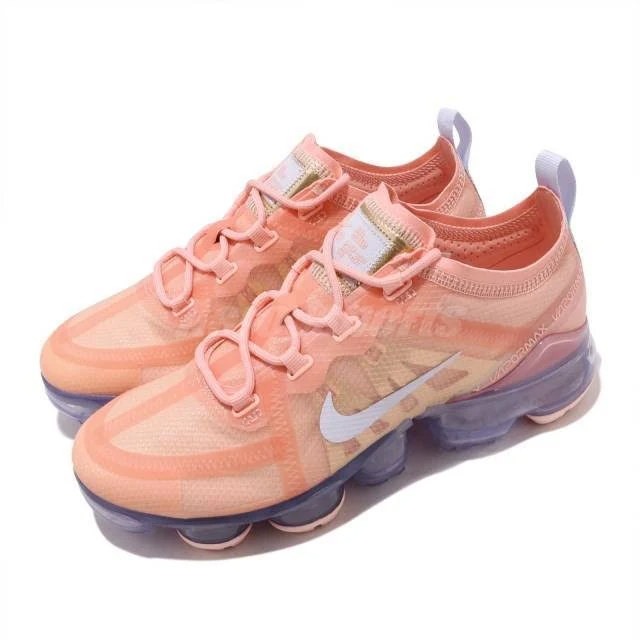 Nike Women s Air Vapor Max 2019 Shoes Bleached Coral Metallic Gold Sportive