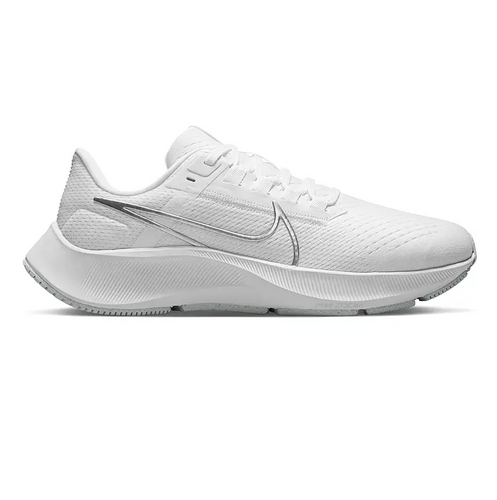 Nike Women's Air Zoom Pegasus 38 Shoes - White / Metallic Silver / Pure Platinum Sportive