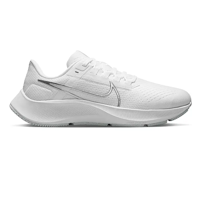 Nike Women s Air Zoom Pegasus 38 Shoes White Metallic Silver
