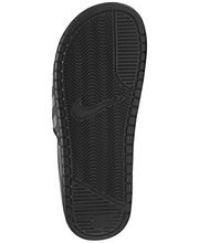 Load image into Gallery viewer, Nike Women&#39;s Benassi JDI Slides - Black / Pink Sportive
