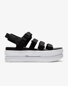 Nike Women's Icon Classic Sandal Shoes - Black / White Sportive