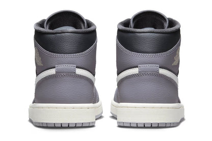 Nike Women's Jordan 1 Mid Shoes - Cement Grey / Sail - Shopsportive