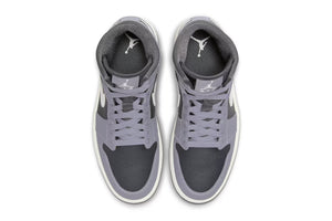 Nike Women's Jordan 1 Mid Shoes - Cement Grey / Sail Sportive